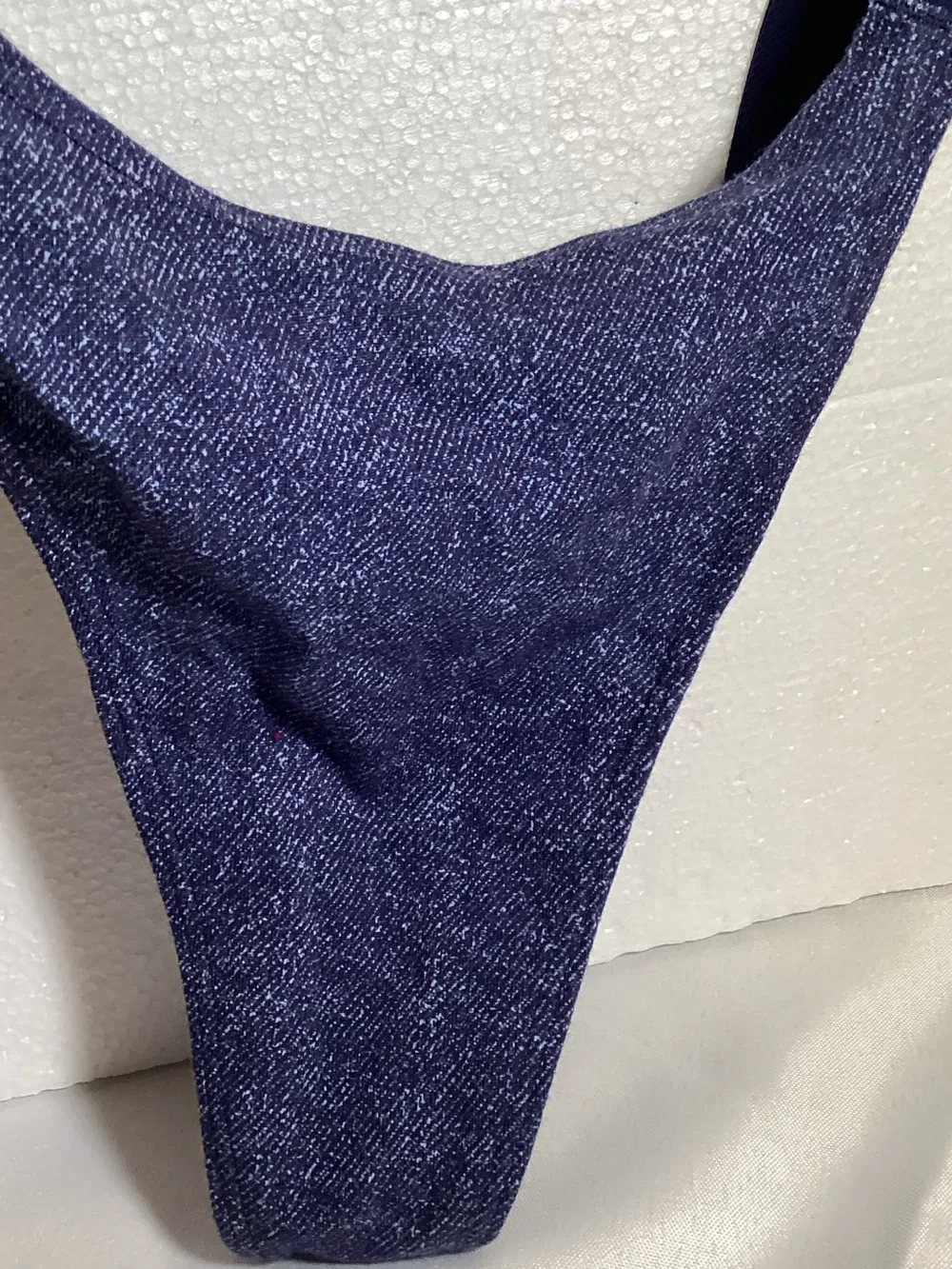 PINK Victoria's Secret Navy Blue High-Cut Thong Panty